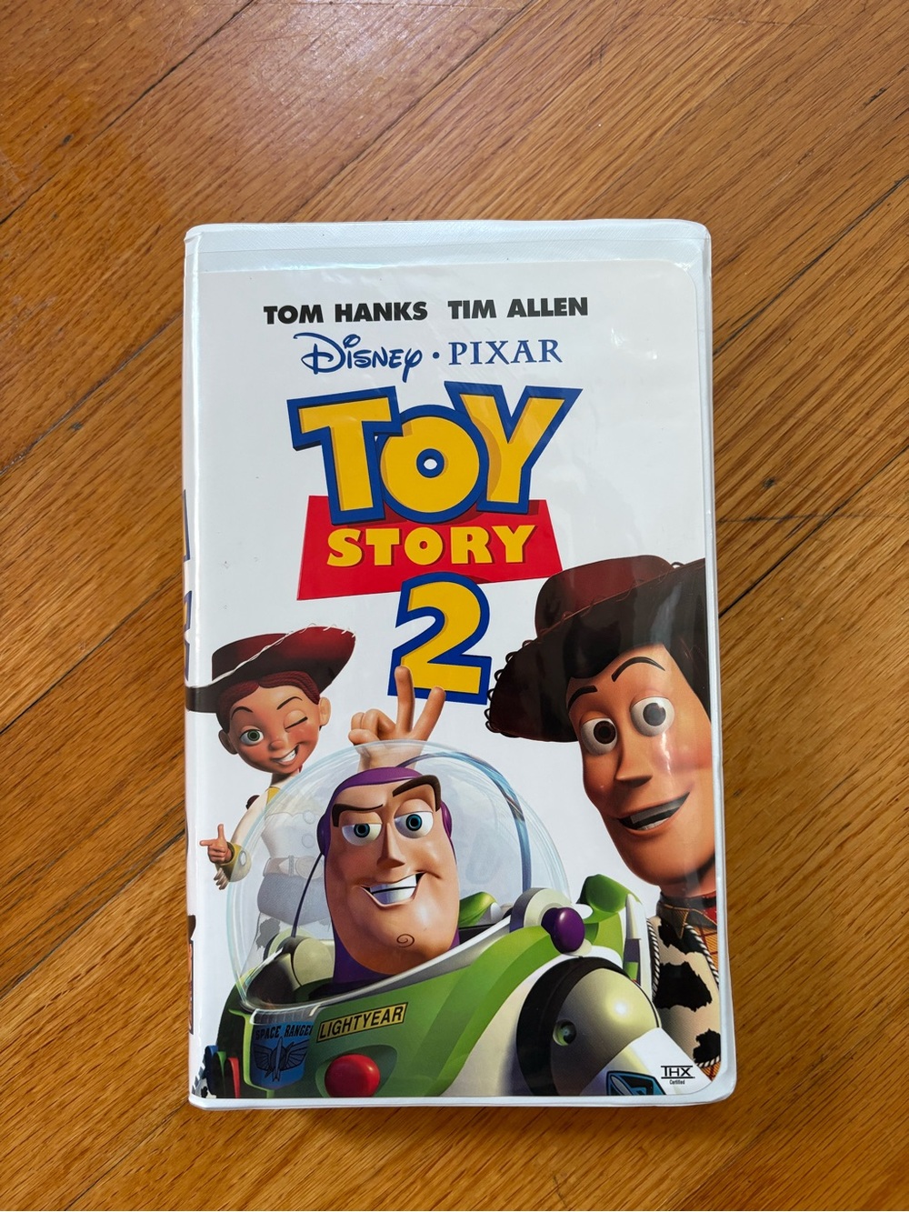 Toy Story 2 Kids Toy - White Case Featuring Buzz and Woody (VHS)